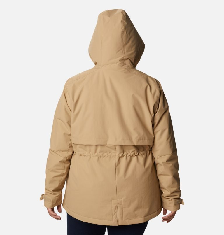 Women's Columbia Hadley Trail Jackets Khaki | Plus Size CA-OC631